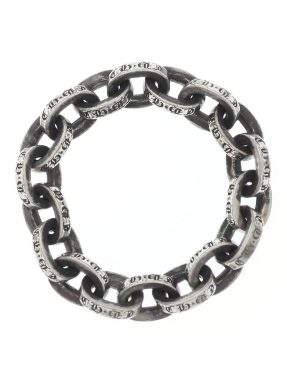 Chrome Hearts Paper Chain Ring Silver